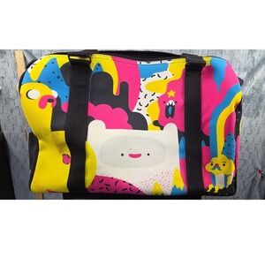 Cartoon Network Adventure Time Duffel Bag Finn Princess Bubblegum Multicolor